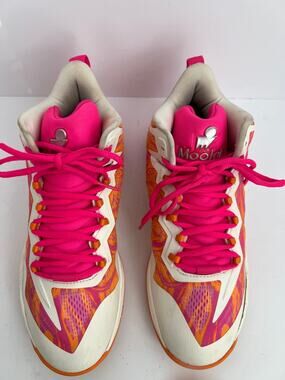 Moolah Kicks Neovolt Pro v2 Orange Pink Basketball Shoes Womens Size 7
